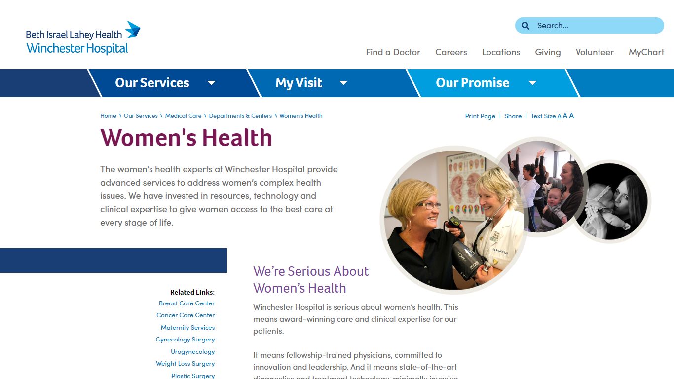 Women's Health | Winchester Hospital